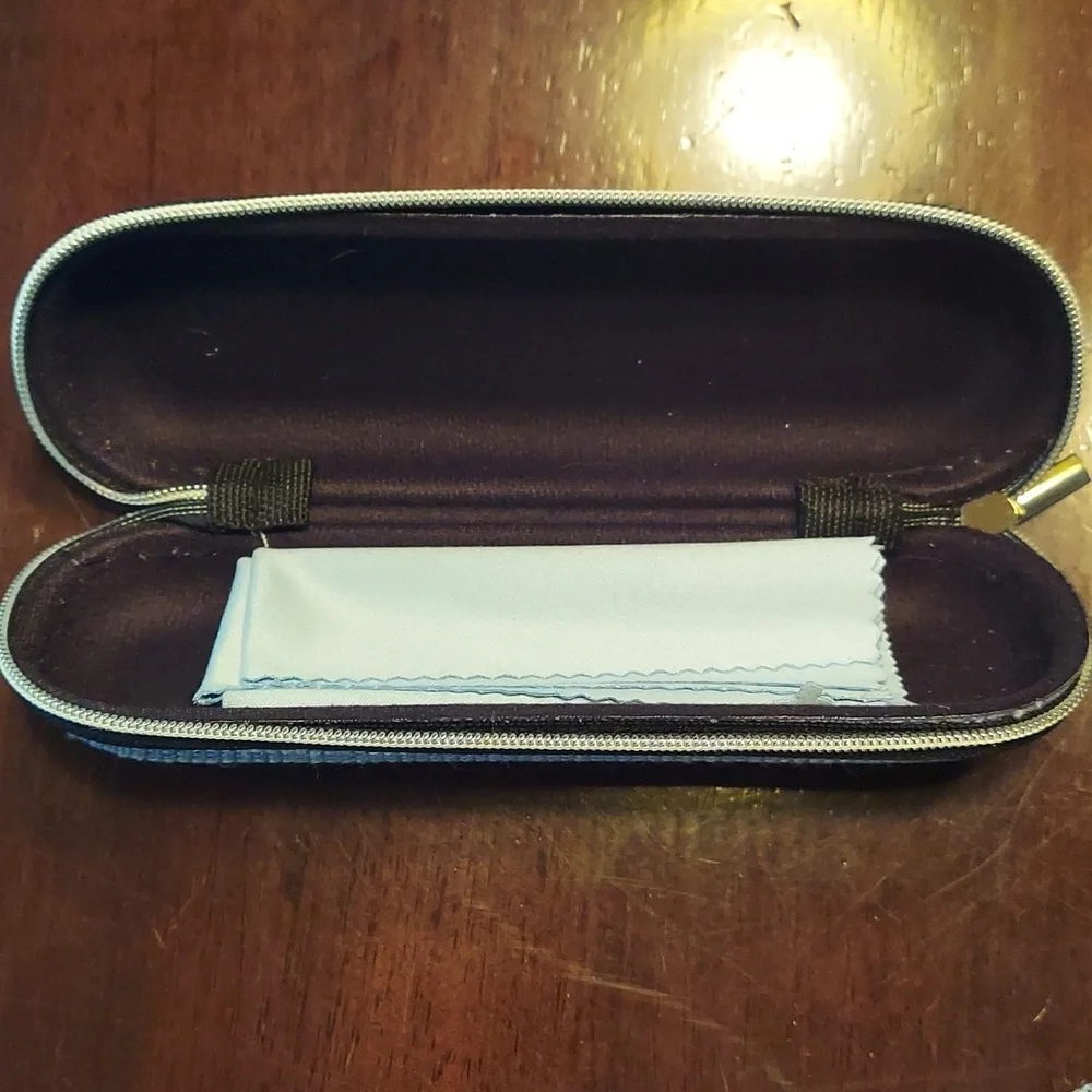 Semi-Rigid Eyeglasses Case (5) Plus 1.0 Reading Glasses Clear NWOT/NWT - Picture 6 of 7